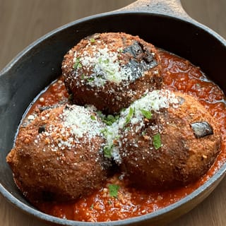 Eggplant Parmesan Meatballs